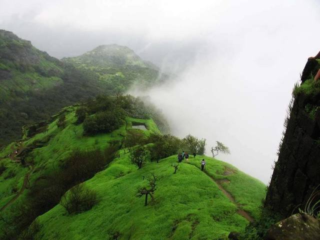 Misty green hills of Mizoram